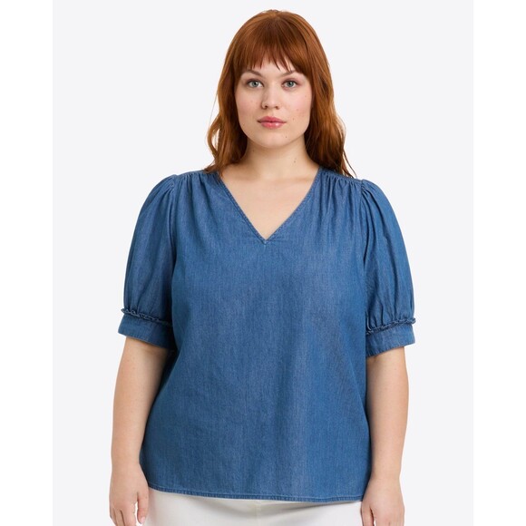 draper james women’s size medium heidi top blouse - Picture 1 of 3